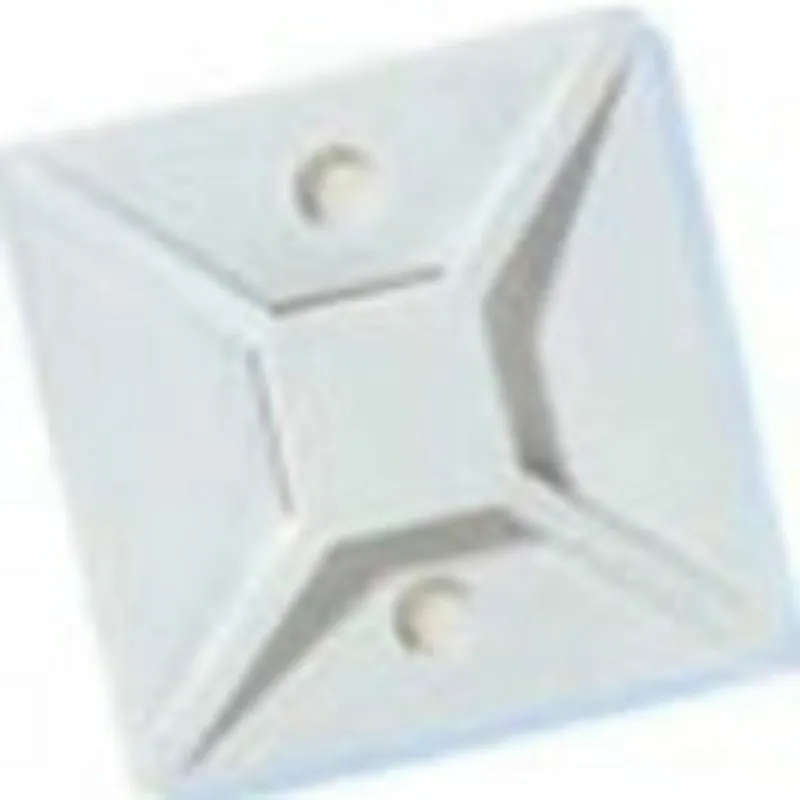 BURNDY CTB075RA4C Rubber Adhesive Cable Tie Mounting Base 0.14 Max. Tie Slot Width