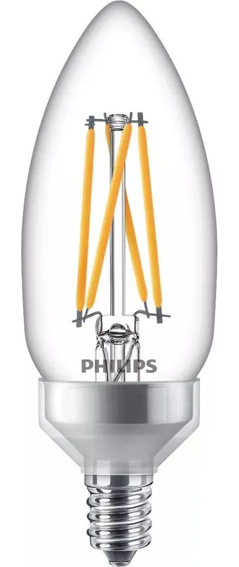 Philips 549337 MasterClass 5.5 W B11 Decorative Dimmable LED - 60 W Incandescent Equivalent