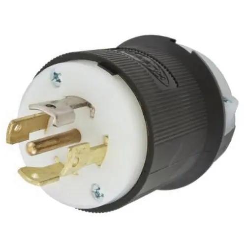 Hubbell Wiring Device-Kellems HBL2821 HWD 3-Phase Grounding Cord Mount Locking Plug 277/480 VAC 30 A L22-30P