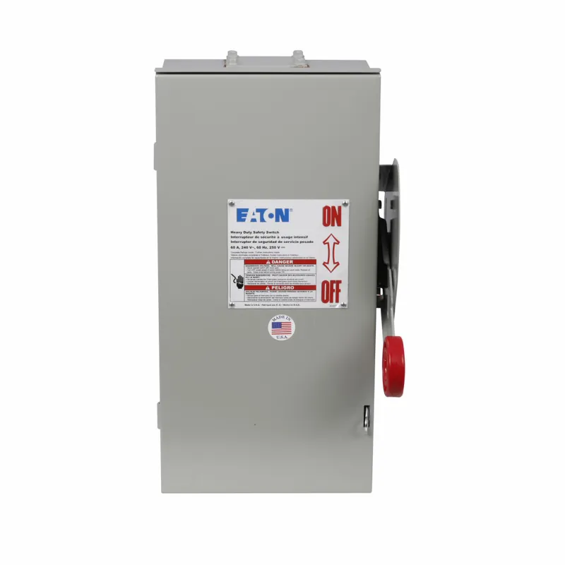 Eaton DH222NRK Heavy Duty Safety Switch 60 A NEMA 3R
