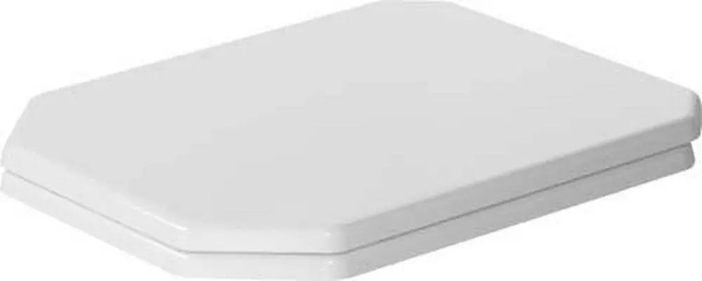 Duravit 0064890000 1930 Series Elongated Closed Front Toilet Seat with Cover in White