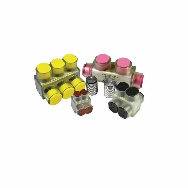 BURNDY BIBS2503FX Aluminum UNITAP, Single Sided Entry, #10-250 Class B & C ,#10-3/0 Class G,H,I,K, DLO, 3 PORT