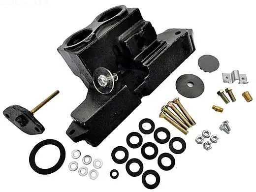 Zodiac R0056400 Cast Iron Inlet and Outlet Header for Pool Heaters, 2-Inch