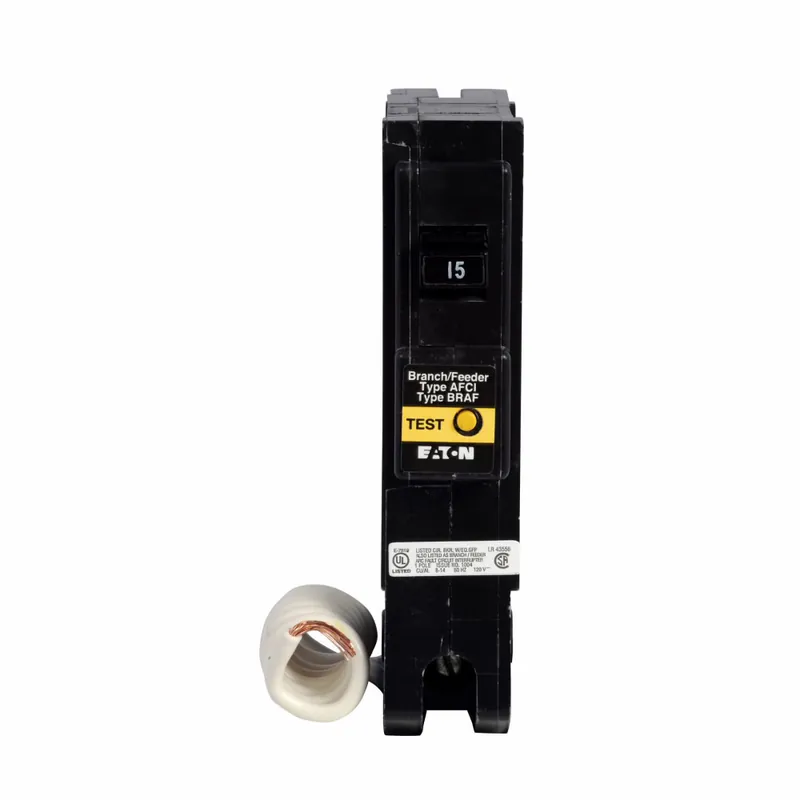Eaton BR115AF 1 Inch Type BR Fire Guard AFCI Circuit Breaker