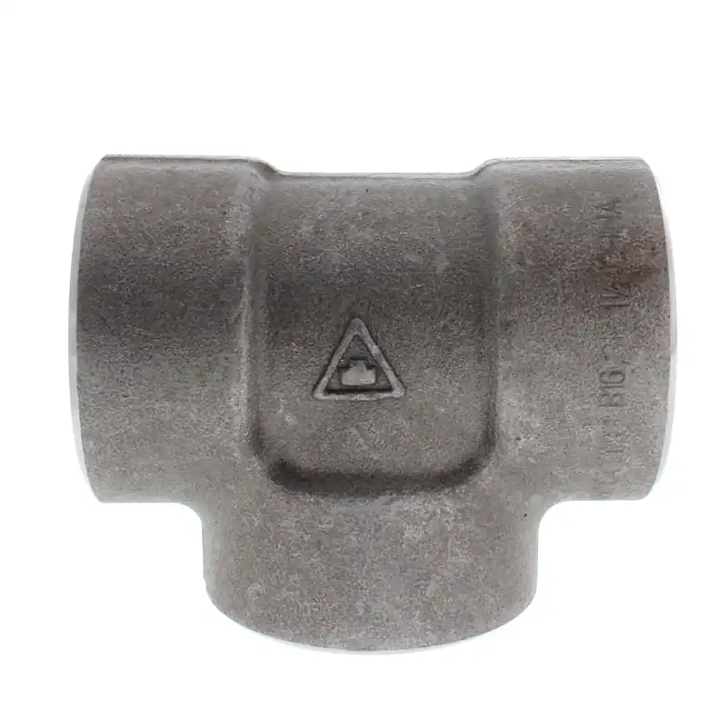 Merit Brass CSW3506-24 1-1/2 3000# A105N Carbon Steel Socket Weld Tee