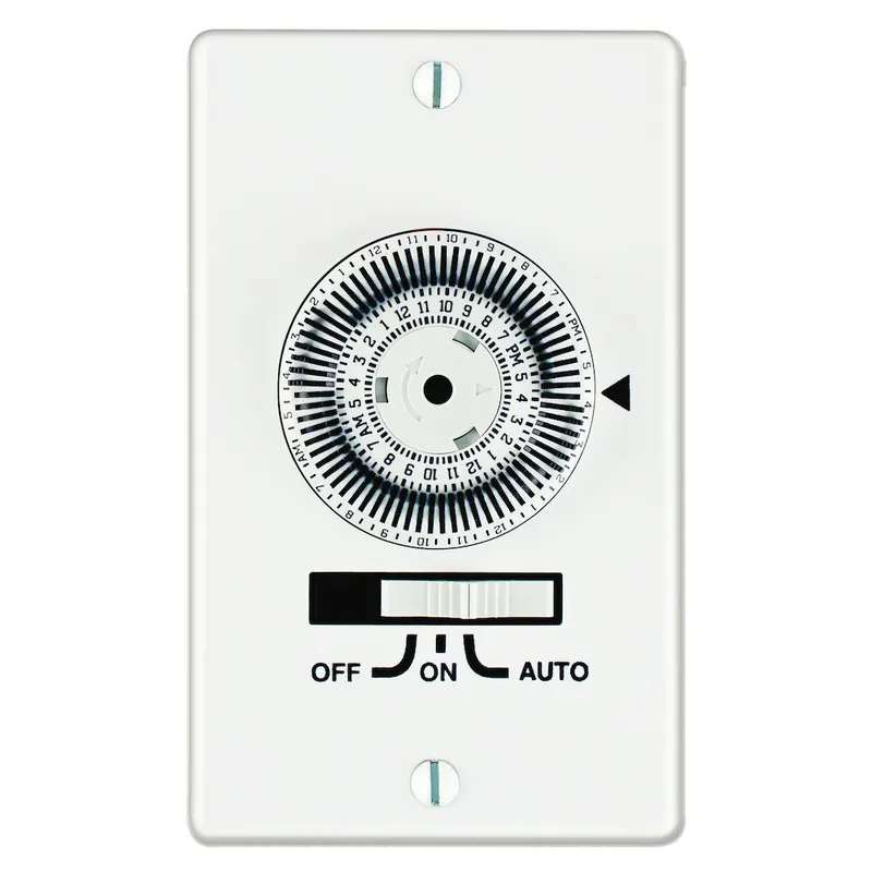 Intermatic KM2ST-1G 24 Hour 120 VAC 20 Amp Electromechanical In-Wall Timer