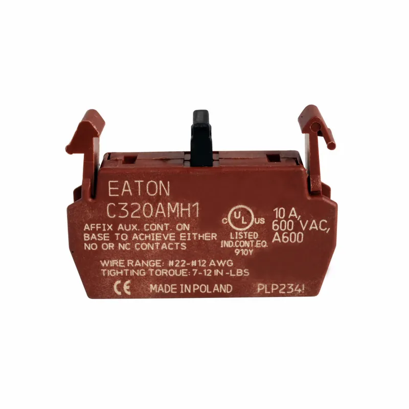 Eaton C320AMH1 Single-Pole Auxiliary Contact