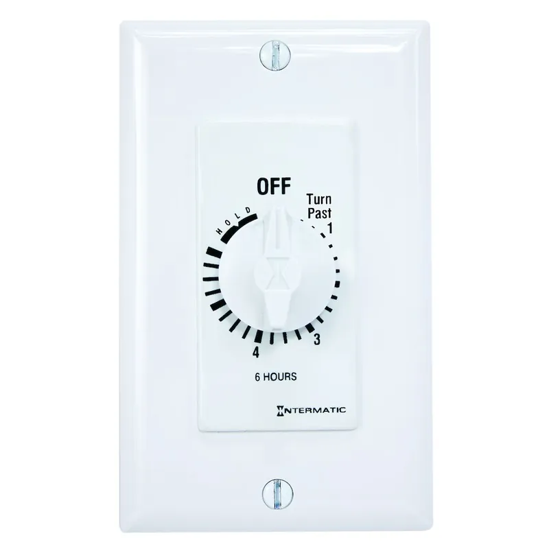 Intermatic FD6HHW WH 6HR S/W T/S W/HOLD SPST