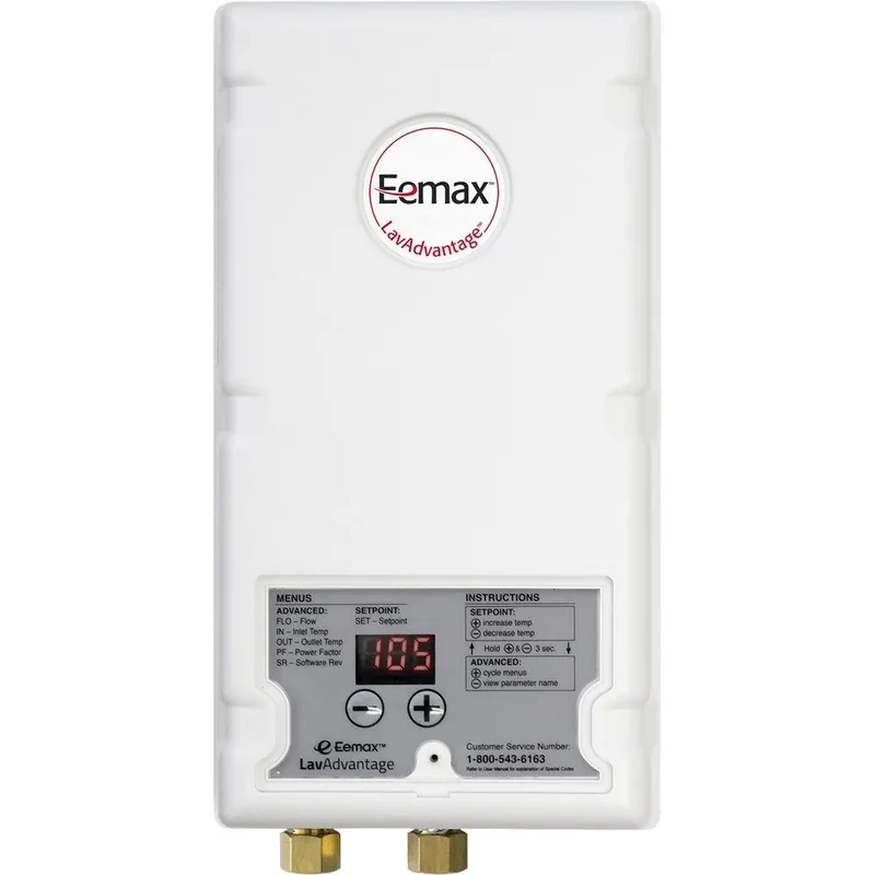 Eemax SPEX35T LavAdvantage - 0.4 GPM at 60F Rise 240V / 1 Ph Tankless Point of Use Water Heater