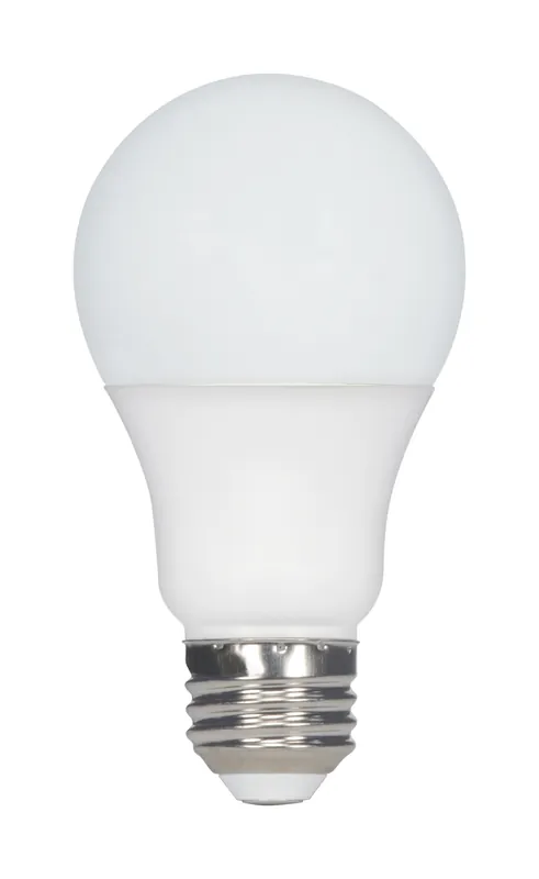 Satco S11406 A19 LED 9.8 Watt 2700K Medium Base 220 Degree Beam Spread 120 Volt