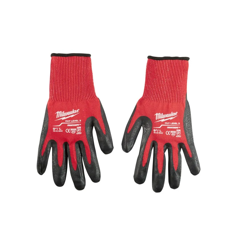 Milwaukee 48-22-8932 Cut Level 3 Dipped Gloves - L
