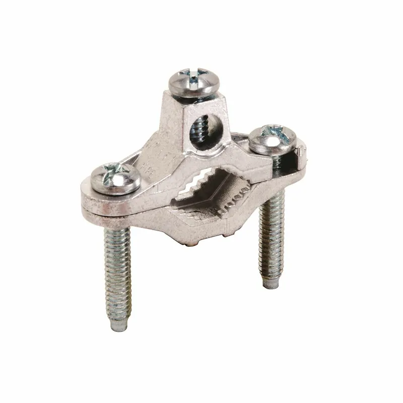 Burndy CZ11 Grounding Clamp, Cable to Water Pipe, 10 - 2 AWG, 1/2 - 1 Water Pipe
