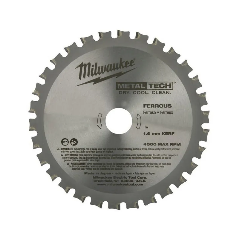 Milwaukee 48-40-4070 MetalTech Thin Kerf Circular Saw Blade 5-3/8 in Diameter x 0.05 in Thick 30T