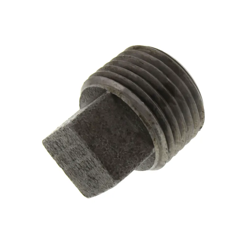 Merit Brass C3517-08 1/2 3000# A105N Carbon Steel Solid Square Head Plug (NPT)