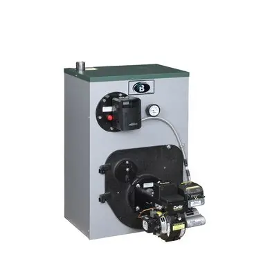 Peerless WBVE05WPC Water Boiler Packaged 5 Section 273K BTU Oil less Burner