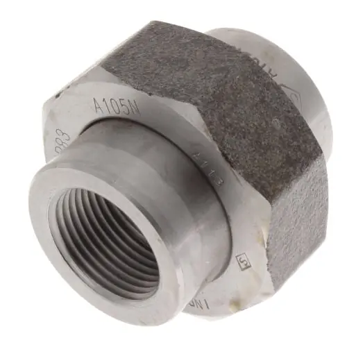 Merit Brass C3587-16 1 3000# A105N Carbon Steel Union NPT
