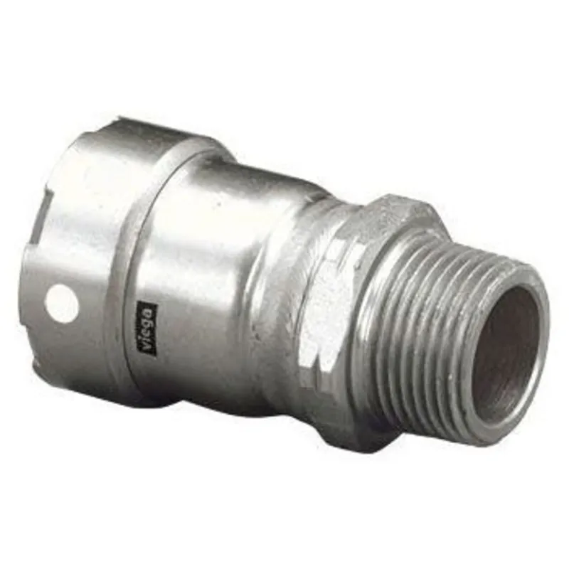 Viega 95240 3/4 x 3/4 - (P-MPT) - Male Adapter MegaPress 304 FKM