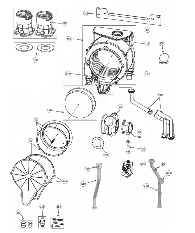 Weil-McLain 640-000-021 Aqua Balance 155 Blower Gasket