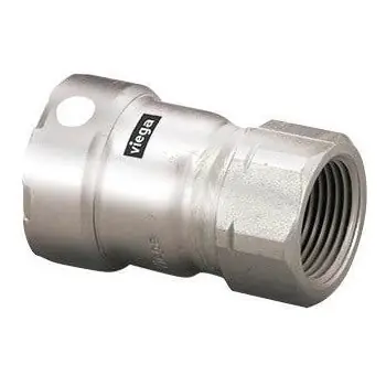 Viega 95280 2 MegaPress 304 Stainless Steel Female Adapter Press x Female