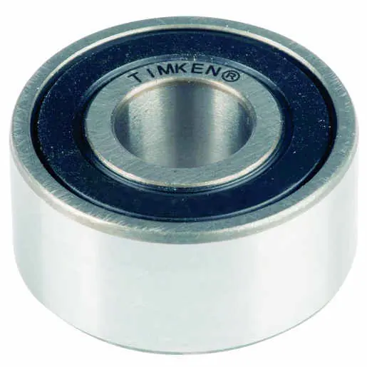 Timken 62204-2RS Radial/Deep Groove Ball Bearing - Straight Bore, 20 mm ID, 47 mm OD, 18 mm Width, Without Snap Ring