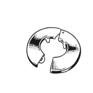 Richard Specialty R420100 3/8 CPR Split Ring F&C Plate (72)