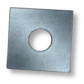 ITP 112N400WSQ50 ITP 1/2 x 4 x 4 Plain Round Hole Square Plate Washer 20/KEG