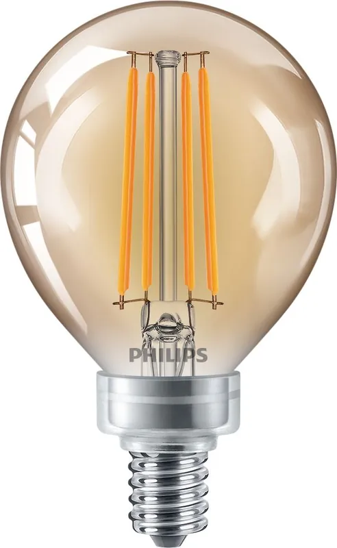 Philips 537597 Dimmable LED Lamp 4.5 W 25 W Incandescent Equivalent E12 Candelabra