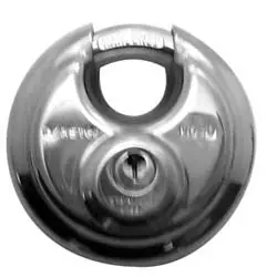 Master Lock 40DPFKA0370 Discus Padlock Keyed Alike 4-Pin Cylinder 2-3/4 Width 5/8 Shackle Clearance