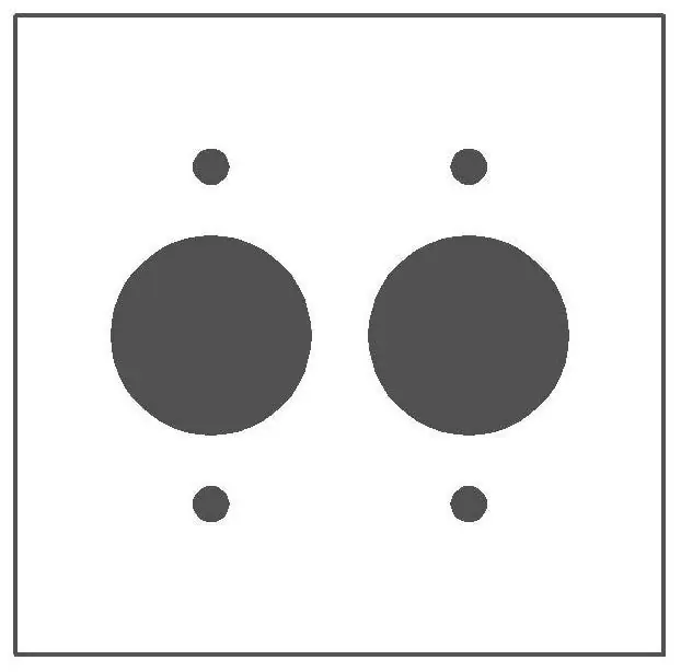 Mulberry 86092 Wallplate Standard Size 2 Gang Steel White