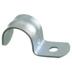 ARLINGTON 345 2 1-Hole Rigid Strap, Snap On Type, Plated Steel