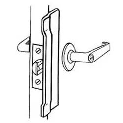 DON-JO MFG INC NLP-210-SL Latch Protector Narrow Commercial 1-1/2 Width x 10 Height