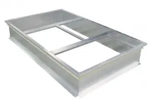 RHEEM RXKG-DCC14 Series Roof Curb Adapter, 14, For RGEC-ZR