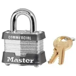 Master Lock 3KA3220 Tumbler Padlock Keyed Alike 1-9/16 Width 3220