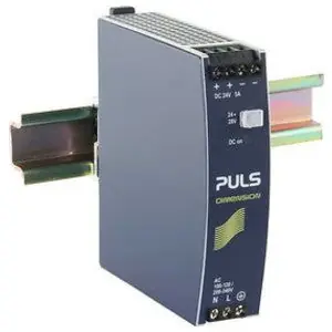 PULS CS5.241 Power Supply 100 to 120V AC 120W 5A 24 to 28V DC 1 Phase DIN Rail-Mount