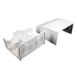 Wiremold 5410DFO Non-Metallic FiberReady Entrance End 5400 Ivory