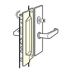 DON-JO MFG INC PMLP-211-EBF-SL Latch Protector 12 Gauge Steel (3 Width x 11 Height)