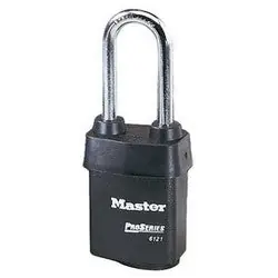 Master Lock 6121LJWO Tumbler Padlock Proseries Weather Tough 2-1/8 Width