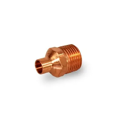 Everflow CCMA0120 Male Adapter C X M 1/2 X 1/4 NOM 5/8 X 1/4 OD