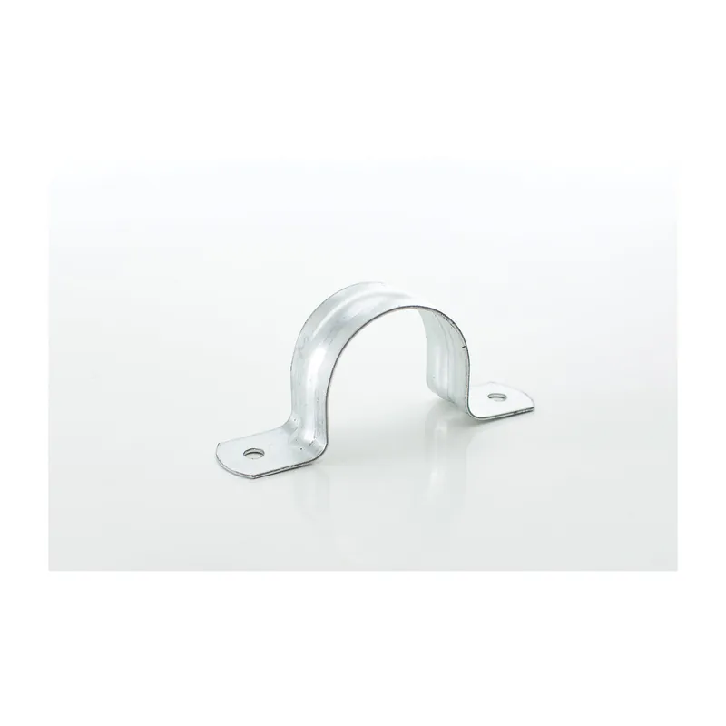PASCO 1618 Pipe Strap, 1-1/2 in Pipe, Two Hole, Galvanized