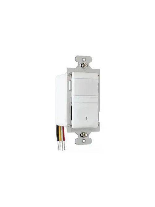 Pass & Seymour RW3U600WCC4 600W 120V Single Pole 3-Way Occupancy Vacancy Sensor