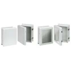 Hoffman VJ606HWPL1 Flat Hinged Latch Cvr Encl Power Size/Dims: 7.31x7.31x4.96 Replacement MPN