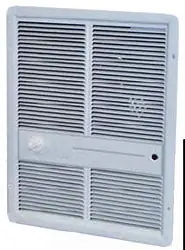 TPI HF3315TRP 240 Volt 12.5 Amp 3000 W 10240 BTU/HR 1-Pole Ivory Fan Forced Wall Heater