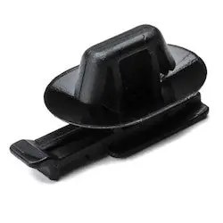 HELLERMANNTYTON 151-00513 Connector Clip w/Oval Arrowhead 0.6 - 1.0 mm Panel Thickness 6.2 x 12.2 mm Hole Dia