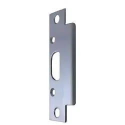 DON-JO MFG INC 2-SS-BP Security Strike Plate 1-1/4 Width x 4-7/8 Height 13 Gauge Steel