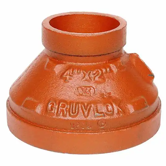 Anvil Gruvlok 0390028892 7072 Concentric Reducer GR x GR For Grooved-End Pipe