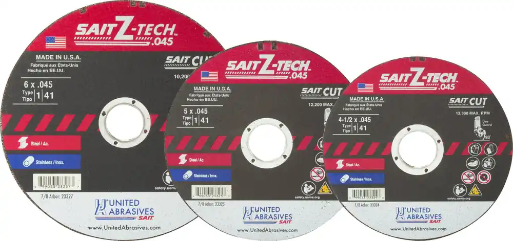 United Abrasives SAIT 23324 4-1/2 Cutoff Wheel Metal
