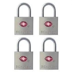 Master Lock 4683Q Luggage Lock Keyed-Alike 7/8 Width 7/16 Shackle Clearance