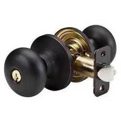 Master Lock BC0112PKA4 Door Lock Keyed Alike Biscuit Knob Adjustable Backset