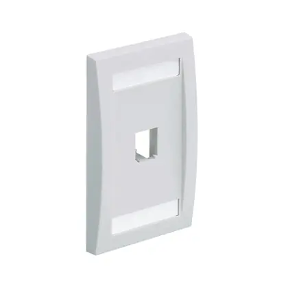 Panduit CFPE1EIY Mini-Com Executive Faceplate 1 Gang