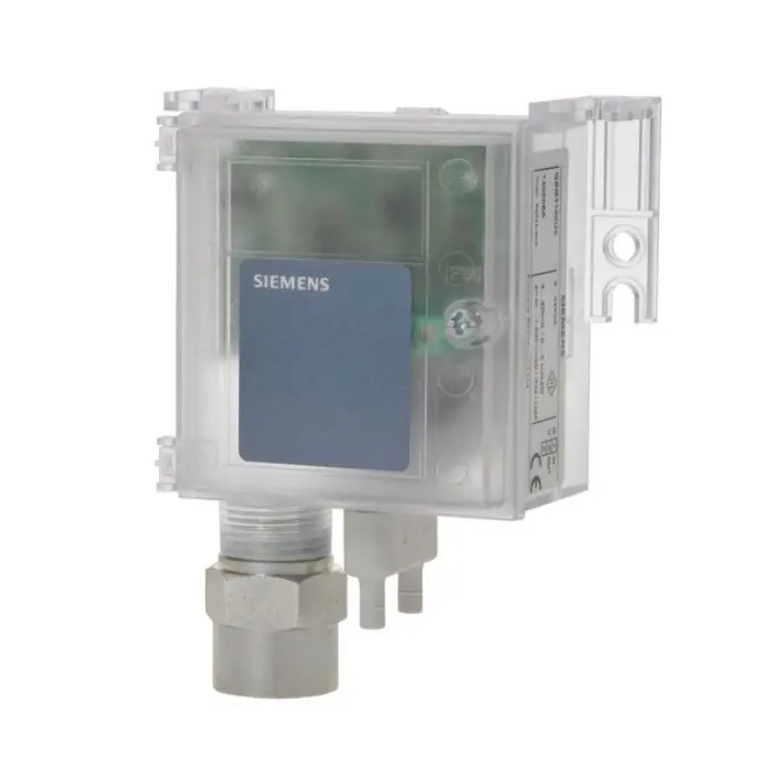 Siemens QBM3100U10 Air Differential Pressure Sensor - 0 To 10 in. Range - 4 To 20 mA Output